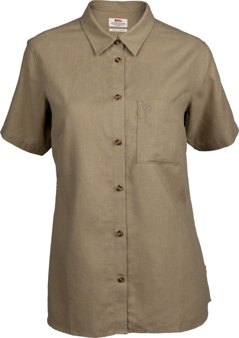 Ovik Travel SS Shirt - Womens - Sand Stone 1