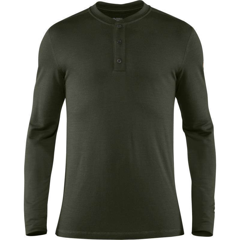 Singi Merino Henley - Mens - Deep Forest 1