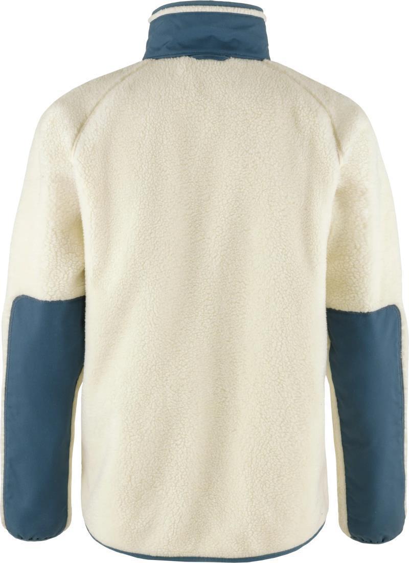 Vardag Pile Jacket - Mens - Chalk White / Indigo Blue 2