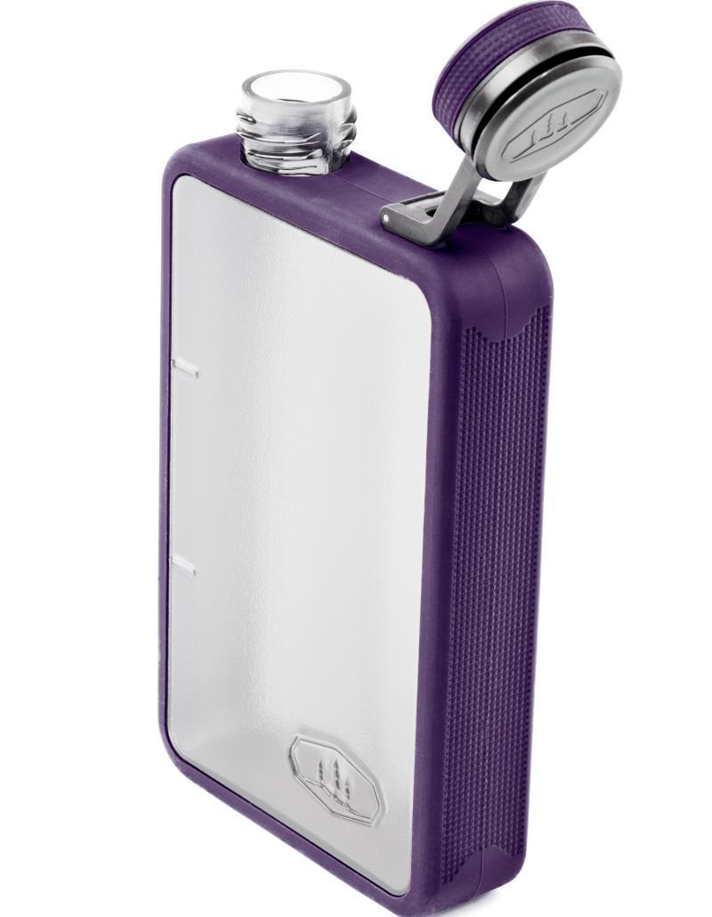 Boulder Flask 177ml / 6oz - Purple 2