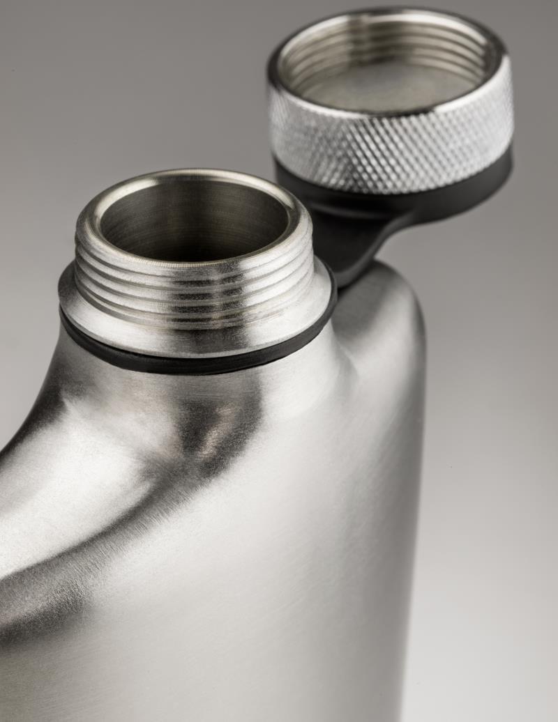 Glacier Stainless Hip Flask - 177ml / 6oz - Not Applicable 2