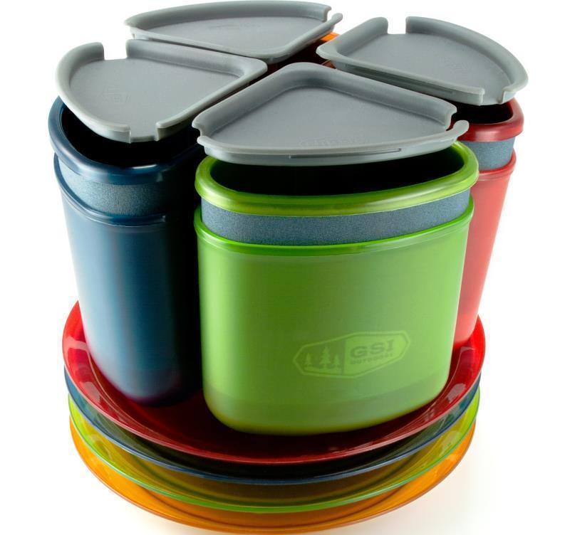 Infinity 4 Person Compact Tableset - Multicolor - Not Applicable 2