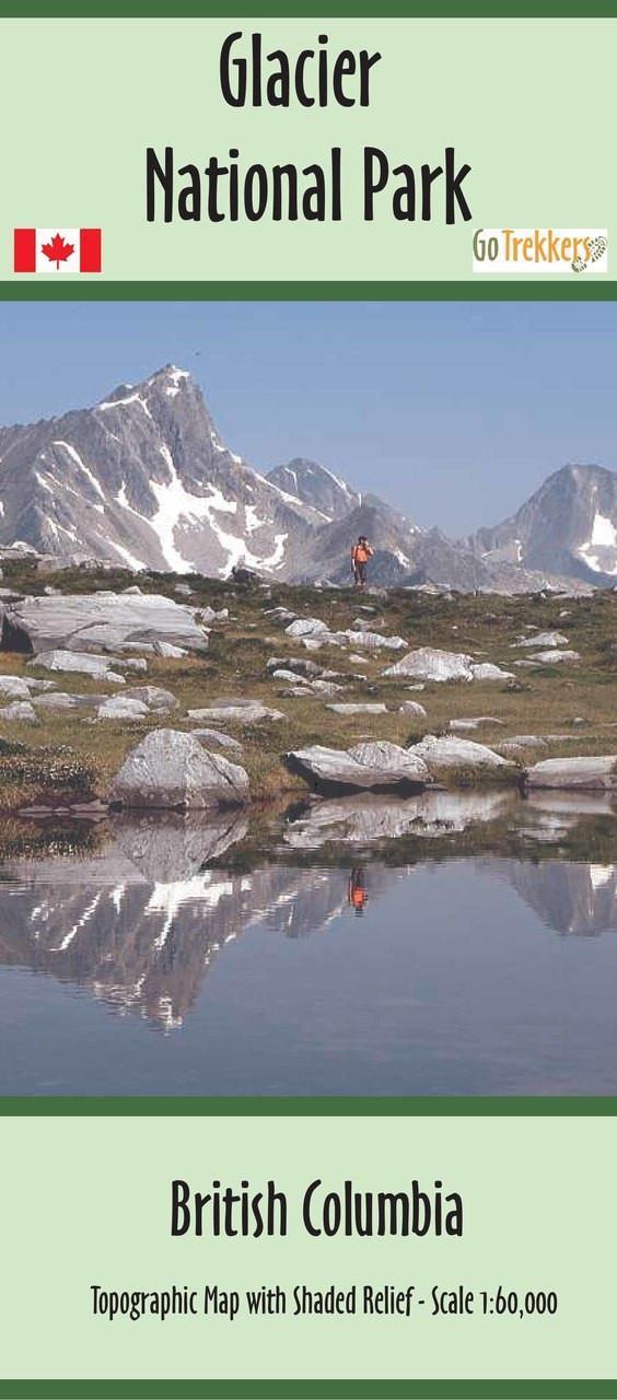 Glacier National Park Map - Synthetic - Not Applicable 1