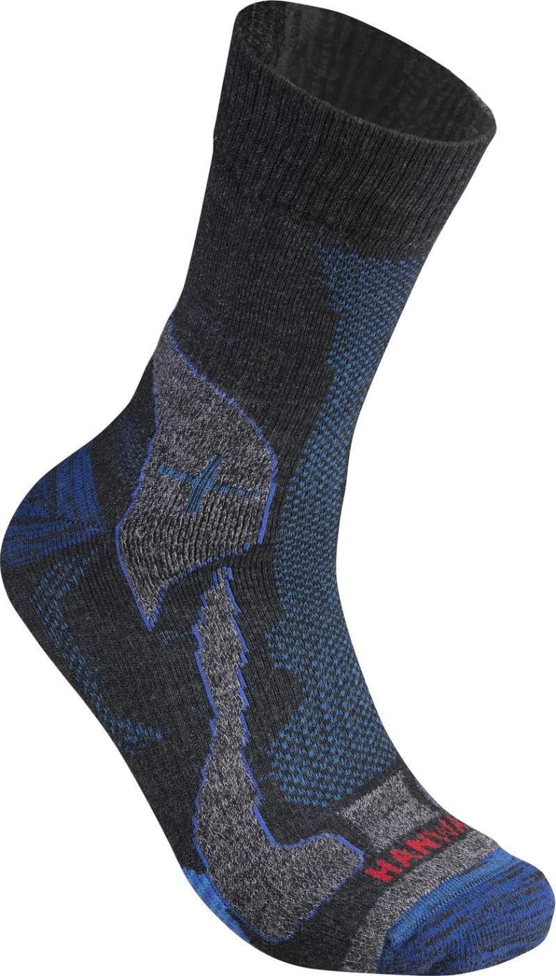 Trek Merino Socks - Anthracite / Alpin 1