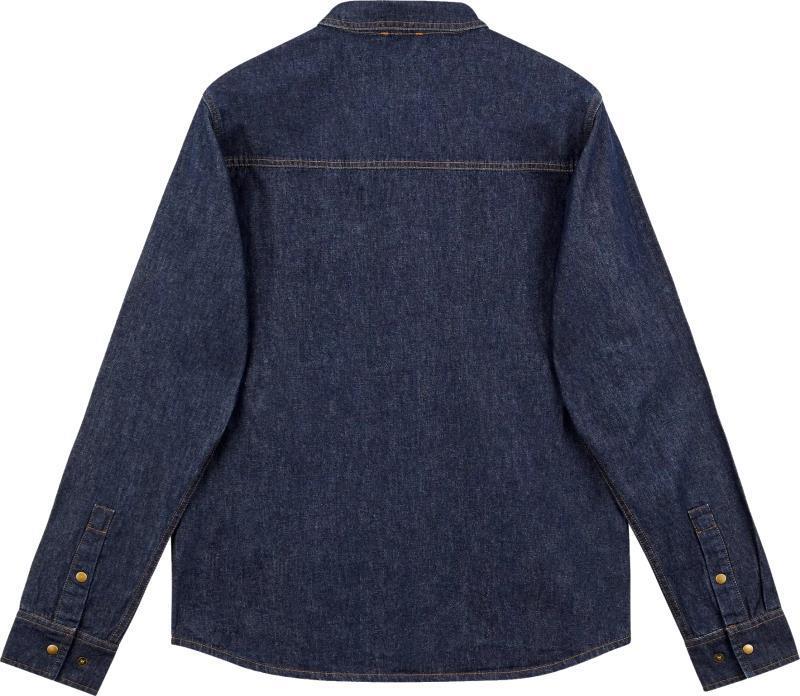 Jumping Deer Denim Shirt - Mens - Blue Denim 2