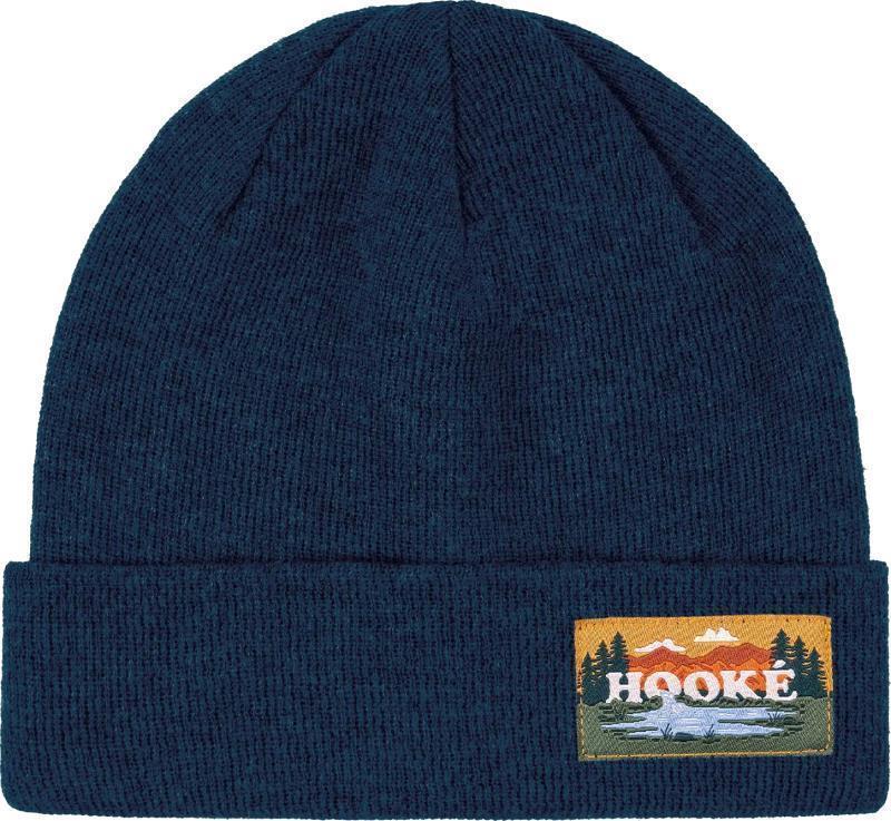 Landscape Merino Beanie - Navy 1
