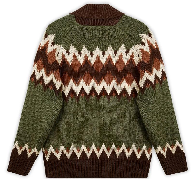 Northern Cardigan Sweater - Mens - Earth tones 2