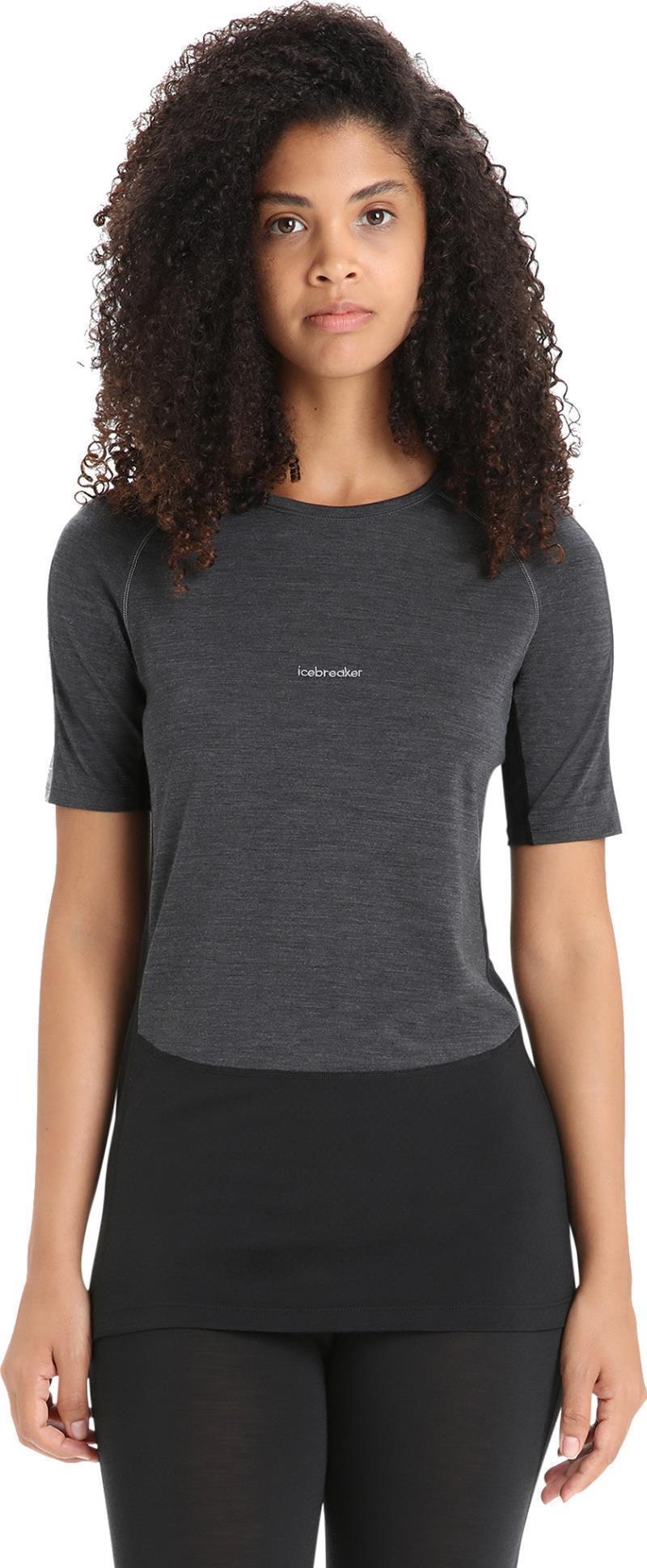 125 ZoneKnit SS Crewe - Womens - Jet Heather / Black / Metro Heather / CB 3
