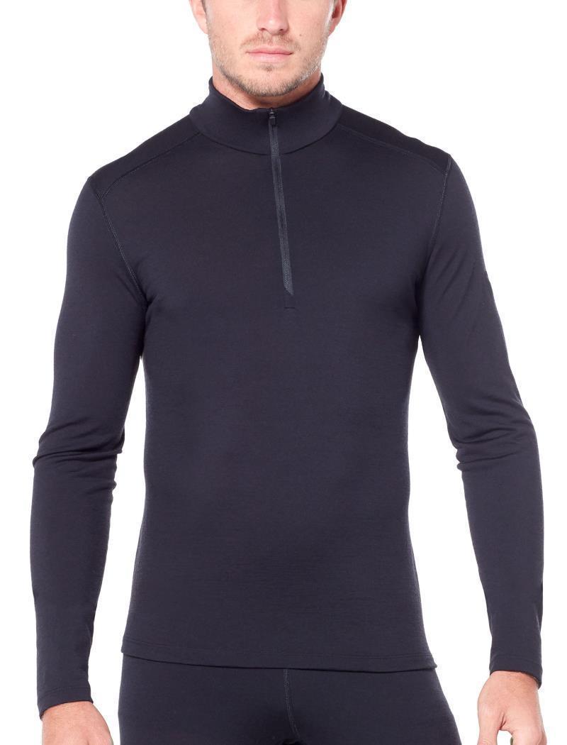 200 Oasis LS Half Zip - Mens - Black 2