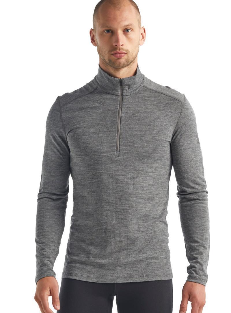 200 Oasis LS Half Zip - Mens - Gritstone Heather 2