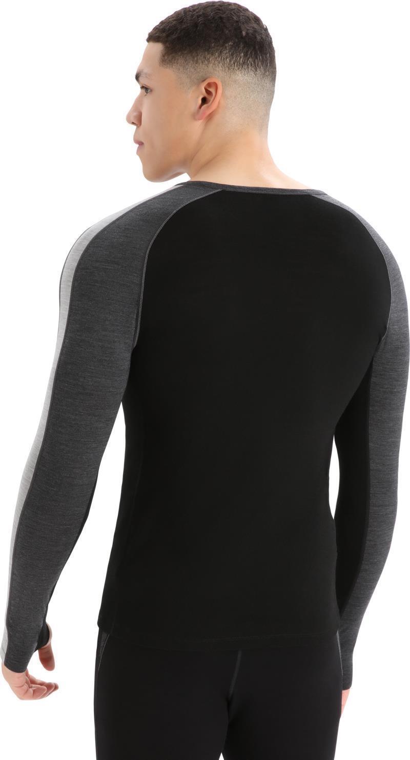 200 ZoneKnit LS Crewe - Mens - Jet Heather / Black / Metro Heather / CB 4