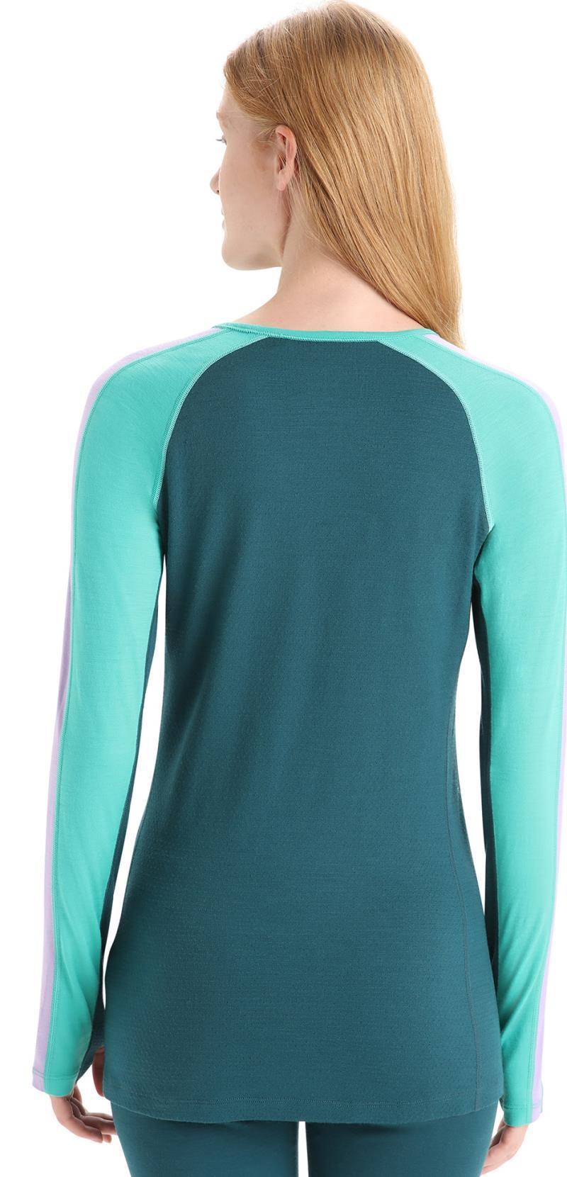 200 ZoneKnit LS Crewe - Womens - Fresh / Green Glory / CB 4