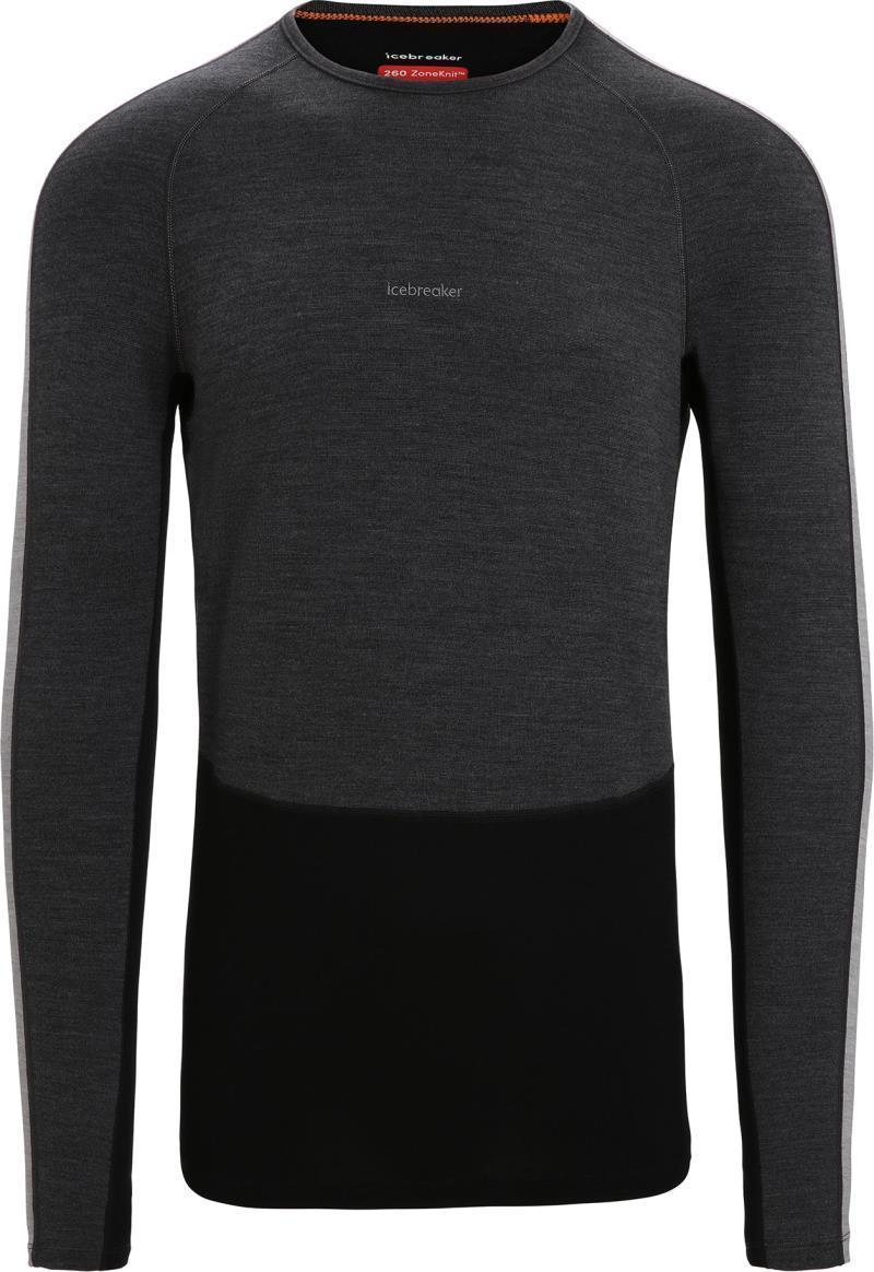 260 ZoneKnit LS Crewe - Mens - Jet Heather / Black / Metro Heather / CB 1