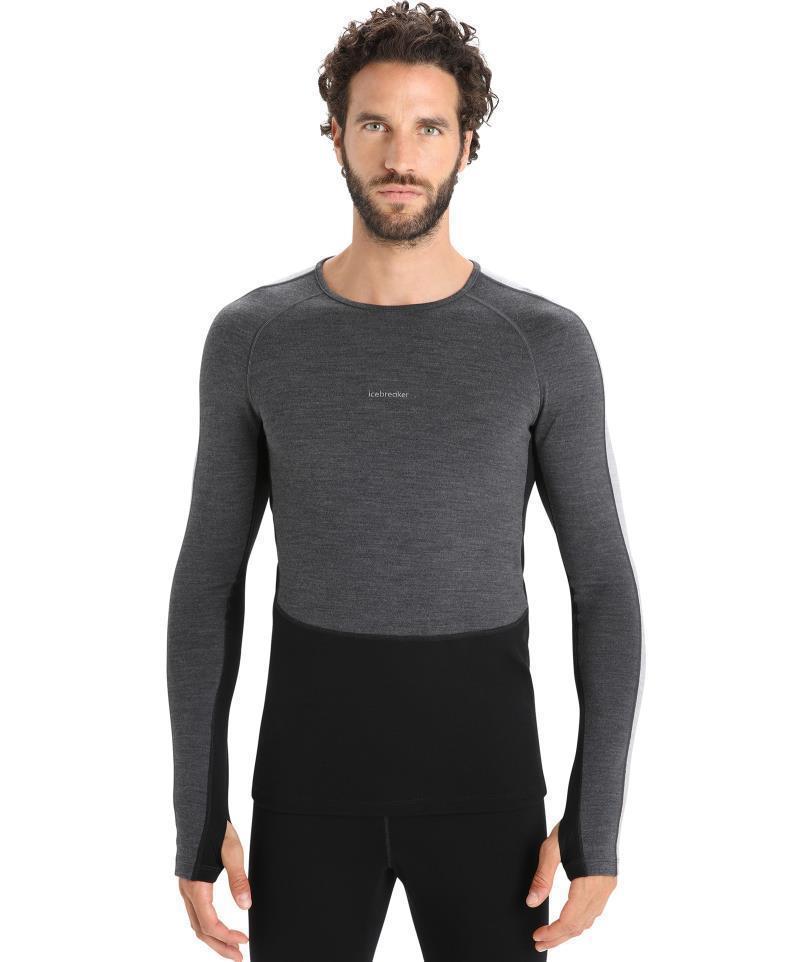 260 ZoneKnit LS Crewe - Mens - Jet Heather / Black / Metro Heather / CB 3