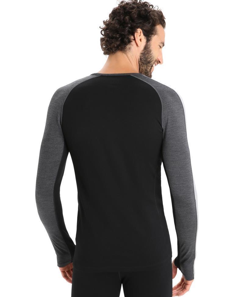 260 ZoneKnit LS Crewe - Mens - Jet Heather / Black / Metro Heather / CB 4