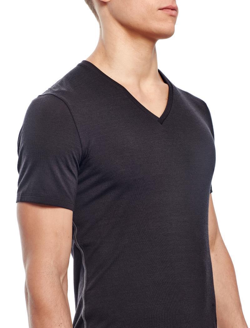 Anatomica SS V-Neck - Mens - Black 3