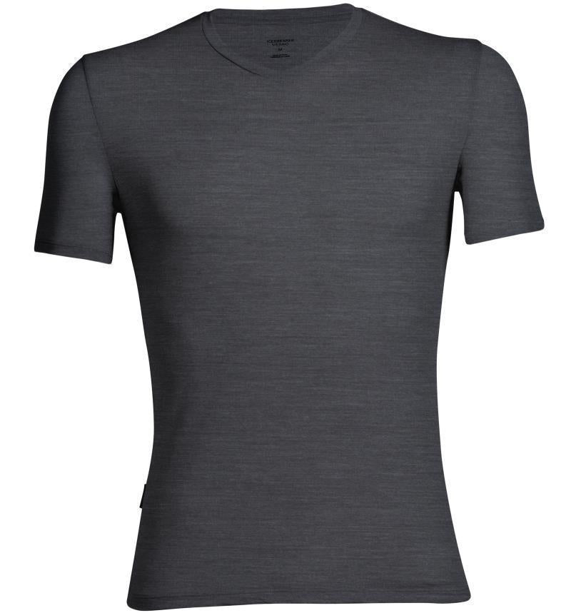 Anatomica SS V-Neck - Mens - Jet Heather / Black 1