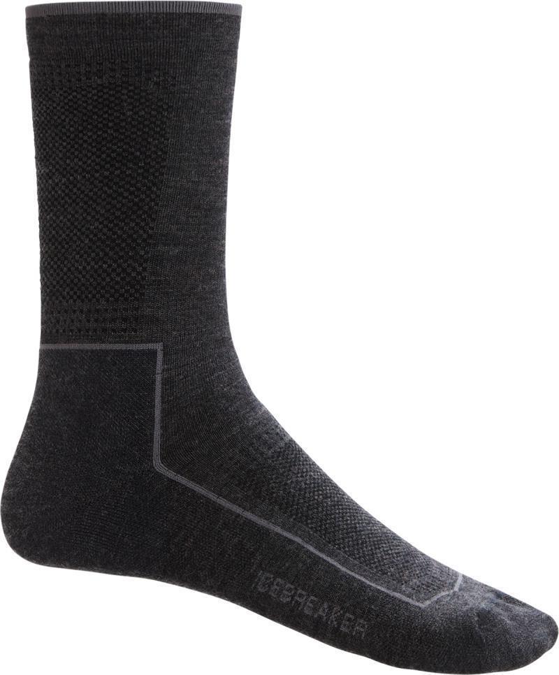 Hike 3Q Crew Socks - Cool-Lite - Mens - Jet Heather / Monsoon 1