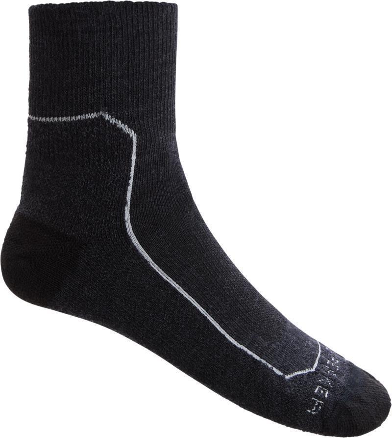 Hike+ Mini Socks - Light Cushion - Mens - Jet Heather / Snow 1