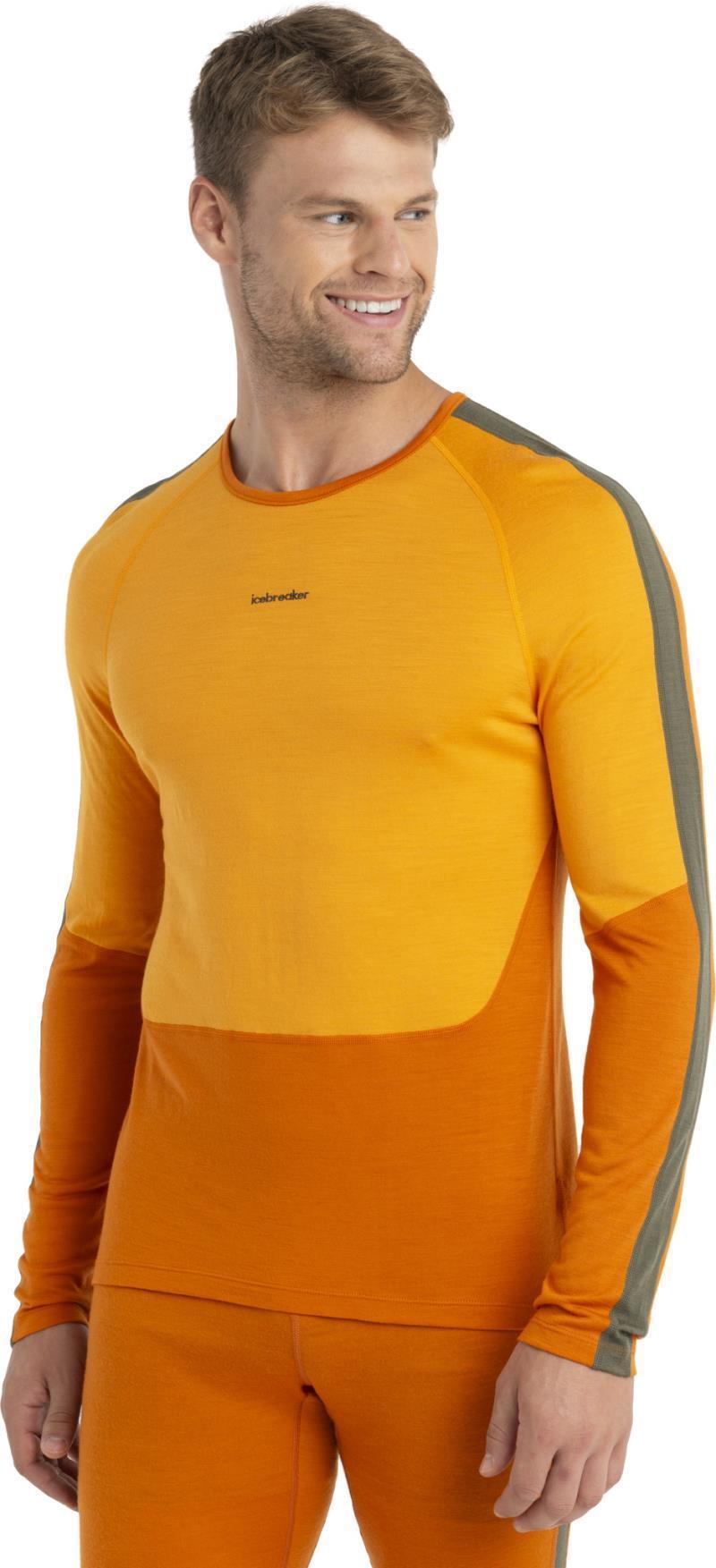 Merino 200 Sonebula LS Crewe - Mens - Earth / Solar / Loden / CB 3