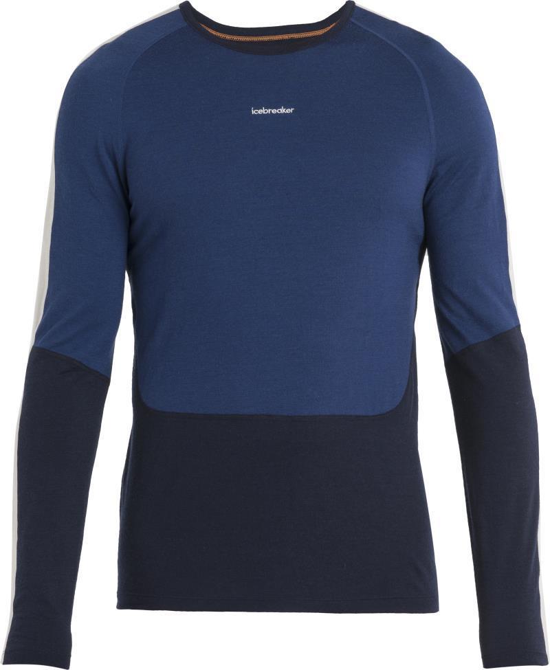 Merino 200 Sonebula LS Crewe - Mens - Midnight Navy / Royal Navy / Snow / CB 1