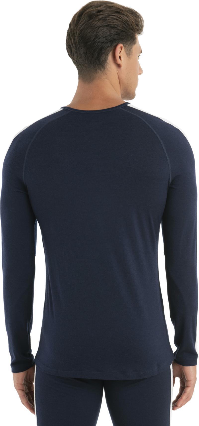 Merino 200 Sonebula LS Crewe - Mens - Midnight Navy / Royal Navy / Snow / CB 5