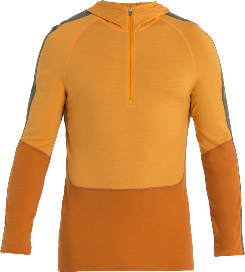 Merino 200 Sonebula LS Half Zip Hood - Mens - Earth / Solar / Loden / CB 1