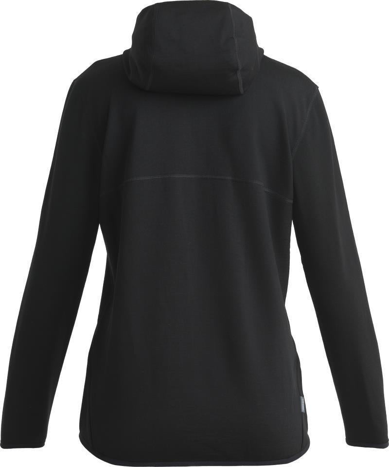 Merino 560 Realfleece Elemental II LS Zip Hood - Womens - Black 2