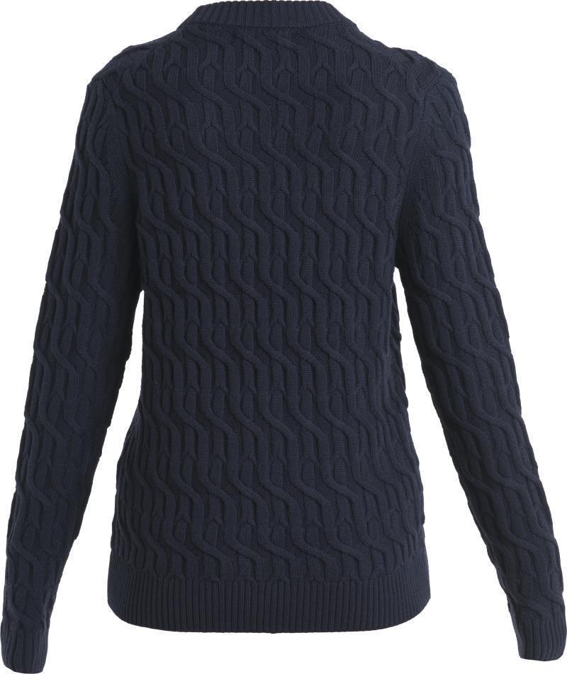Merino Herenga Crewe Sweater - Womens - Midnight Navy #401 2
