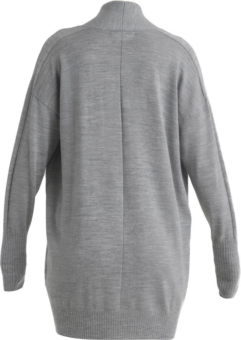 Merino Iseo Long Cardigan Sweater - Womens - Metro Heather 2