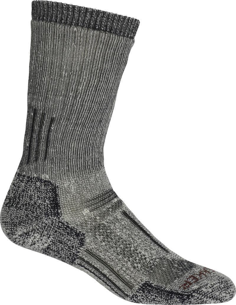 Mountaineer Mid Calf Socks - Expedition Cushion - Womens - Jet Heather / Espresso 1