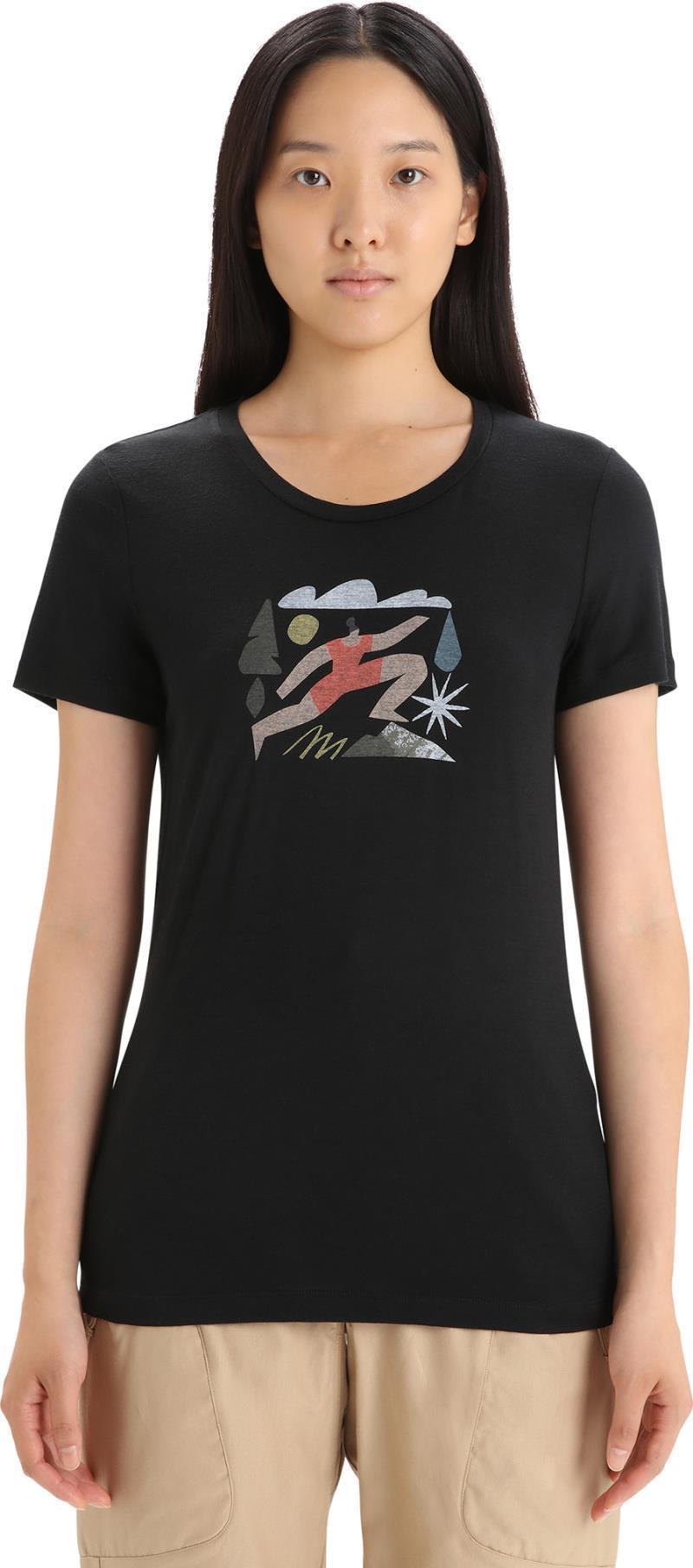 Tech Lite II SS Tee - Spring Run - Womens - Black 3