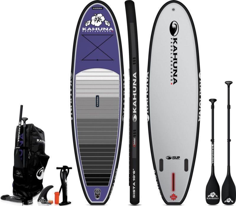 10`6" iSUP Sista - Lavender / Black - Package - Not Applicable 1