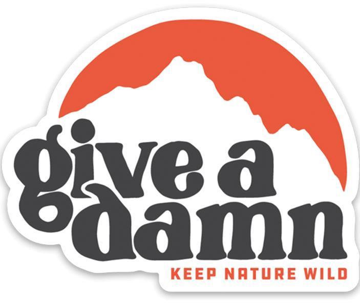 Give A Damn, Mountain Sticker - Not Applicable 1