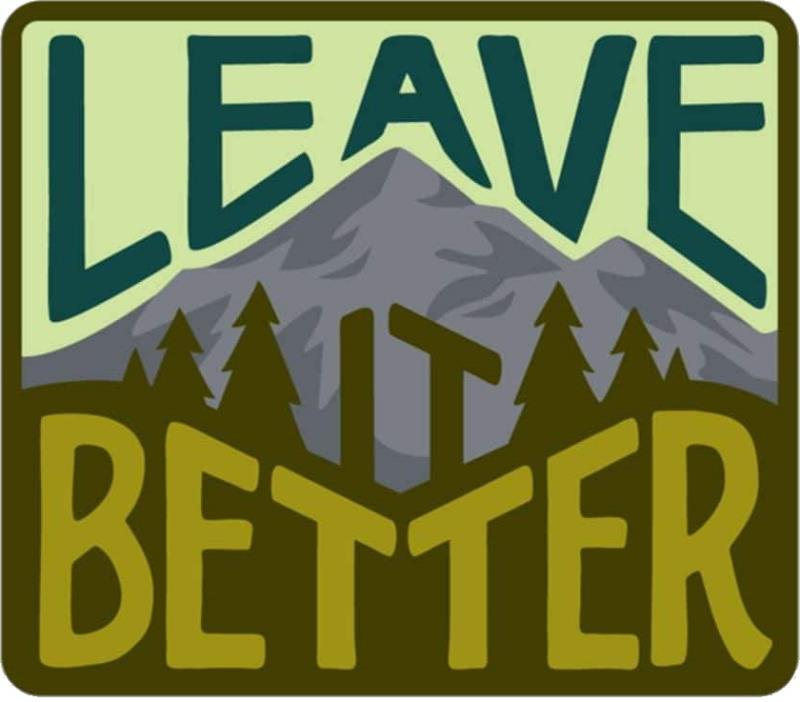 Leave It Better Forest Sticker - not applicable 1