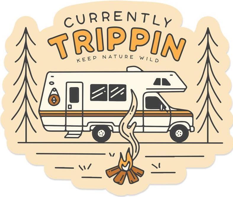 RV Trippin` Sticker - Not Applicable 1