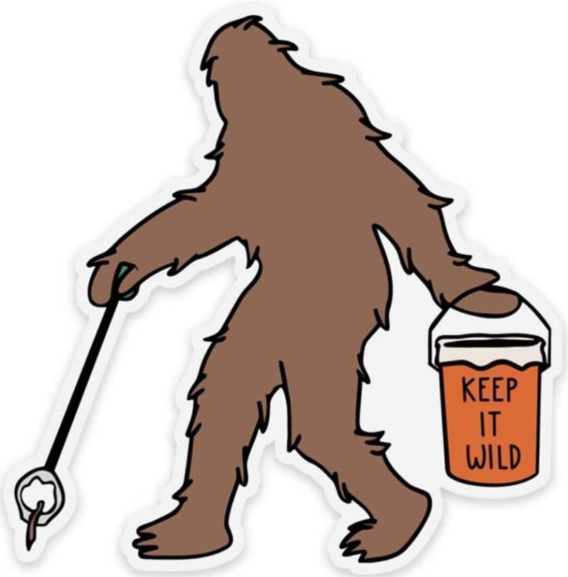Sasquatch Sticker - Not Applicable 1