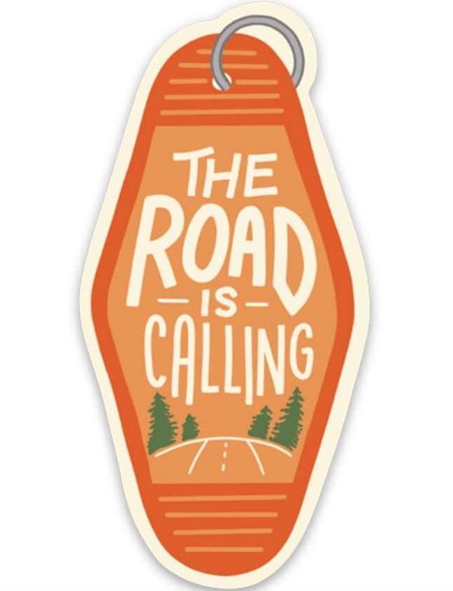 The Road Is Calling Sticker - not applicable 1