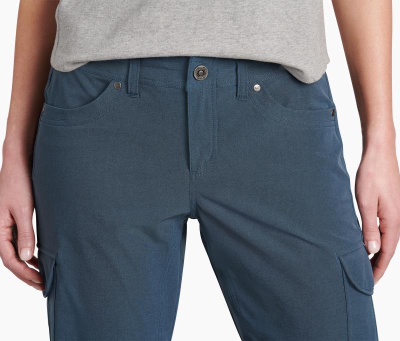 Freeflex Cargo Shorts, 10" Inseam - Womens - Rainstorm 6