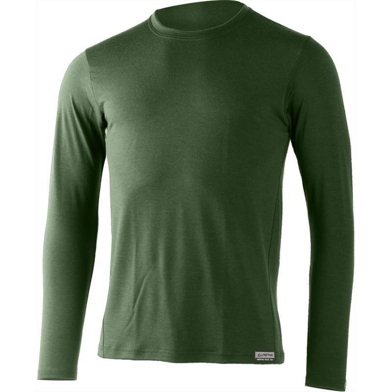 VPO 100% Merino Wool LS T-Shirt - Mens - Olive (6363) 1
