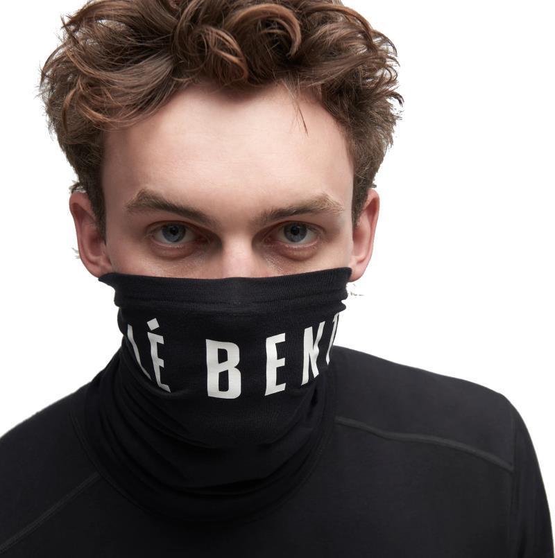Logo Neck Gaiter 200 - Black / White 3