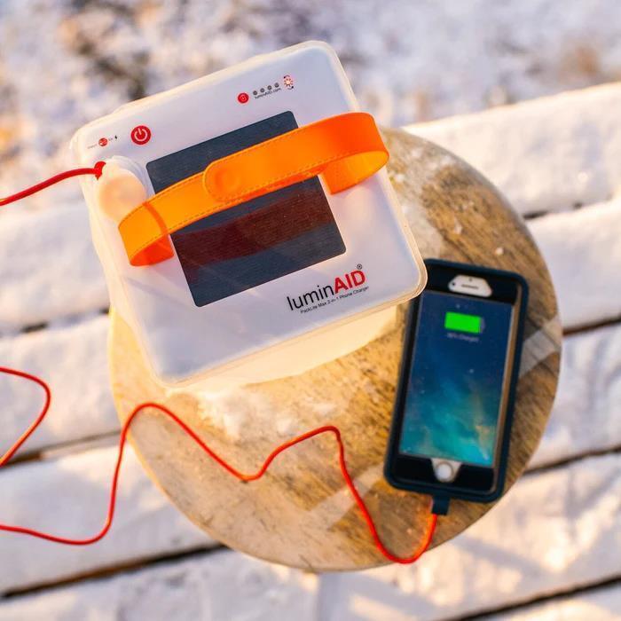 PackLite Max 2-in-1 Phone Charger - 150-Lumens - semi-transparent 1