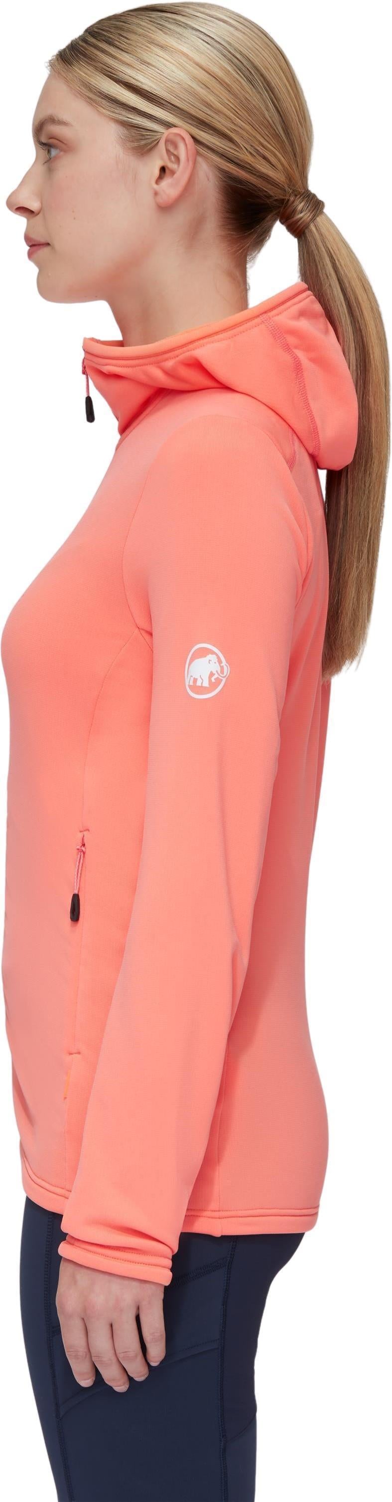 Aconcagua Light ML Hooded Jacket - Womens - Salmon 3