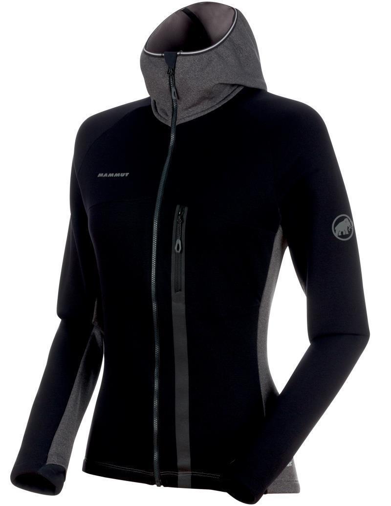 Aconcagua Pro ML Hooded Jacket - Womens - Black / Black Melange 1