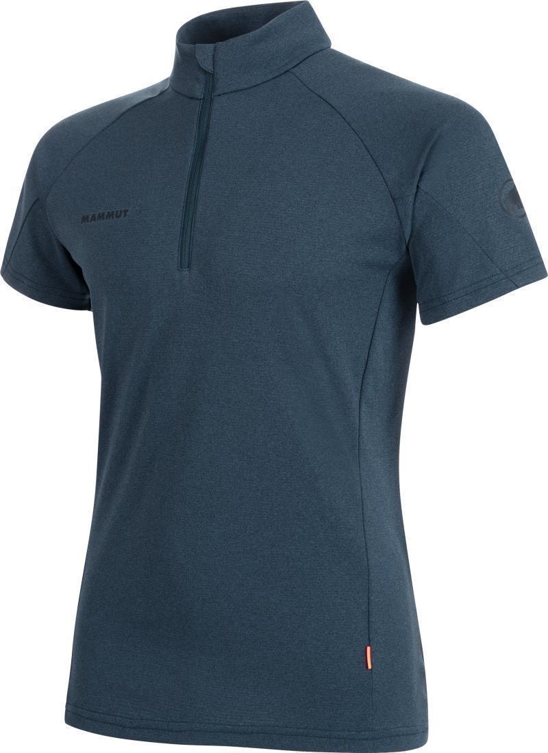 Aegility Half Zip T-Shirt - Mens - Marine Melange 1