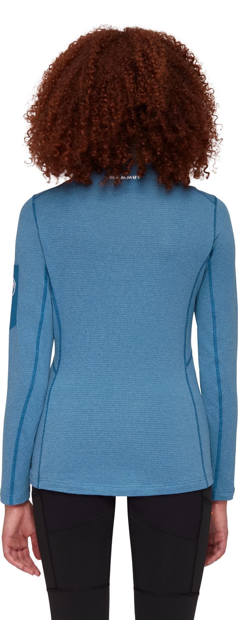 Aenergy Light ML Half Zip Pullover - Womens - Cool Blue / Deep Ice 4