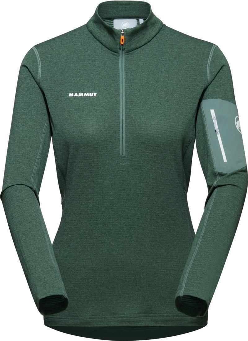 Aenergy Light ML Half Zip Pullover - Womens - Dark Jade 1