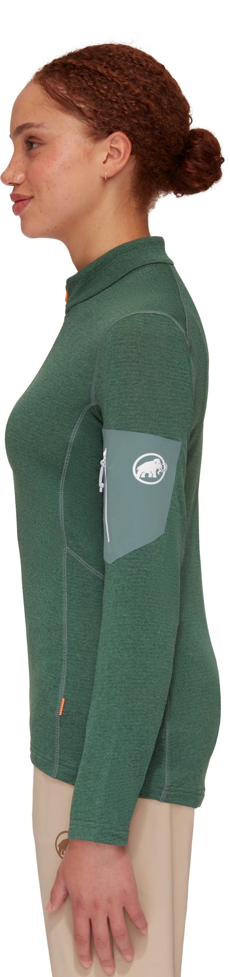 Aenergy Light ML Half Zip Pullover - Womens - Dark Jade 3