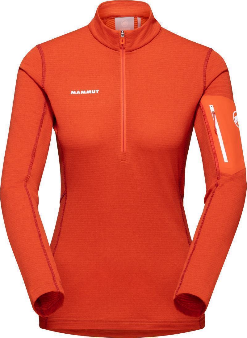 Aenergy Light ML Half Zip Pullover - Womens - Hot Red / Blood Red 1