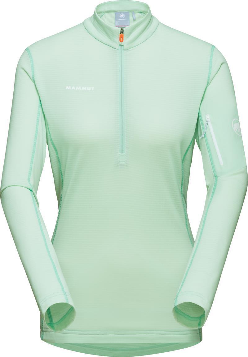 Aenergy Light ML Half Zip Pullover - Womens - Neo Mint 1